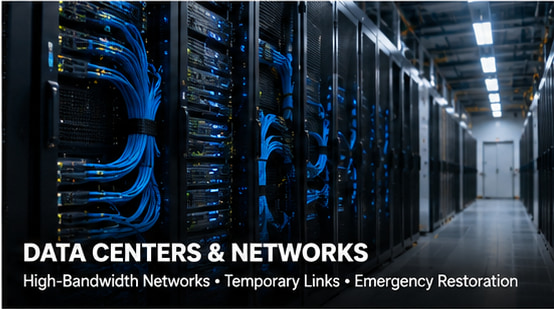 Data Center and Network Fiber Optic Cables