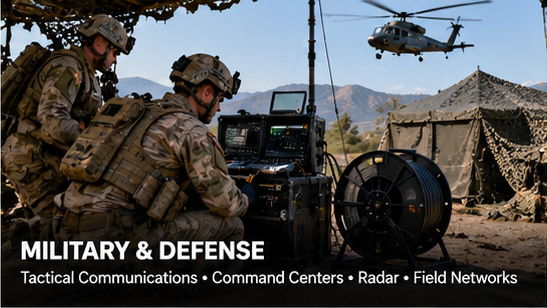 Military and Defense Fiber Optic Cables