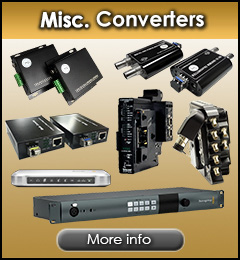 Misc. Fiber Optic Converters