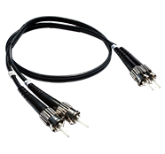 ST Duo Male to ST Duo Male Patch Cable - 3 foot